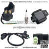Ignition Coil CDI Box Kit for GY6 150cc Compatible with Roketa Tomberlin Crossfire 150R Fox Carbide Dazon Raider 150CC Go Kart Scooter