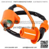 High Performance Racing Ignition Coil for GY6 50cc 150cc 125cc ATV Moped Scooter Parts with 6 Pin CDI 3 Electrode Spark Plug - Scooter Ignition Coil Moped Performance Parts by TOPEMAI - Image 3