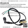 Complete Wiring Harness Kit, ATV Wire Harness for 50cc 70cc 110cc 125cc Scooter Moped Chinese 4 Wheeler Parts with Electrics Stator Coil CDI Solenoid Relay - 110cc Wiring Harness by BOOTOP - Image 5