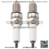 D8TC D8EA Spark Plug Replacement for CG125 CF250 CH250 DR8EA 125cc 150cc 200cc 250cc Scooter Quad Dirt Bike ATV (Pack of 2)