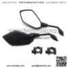 7/8" L&R Motorcycle ATV Scooter Universal Handle Bar End Rearview Side Mirrors - Image 2