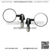 Left+Right Motorcycle ATV Scooter 7/8" 22mm Handle Bar End Rearview Side Mirror