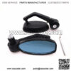 7/8" 22mm Motorcycle ATV Scooter Handle Bar End Rearview Side Mirrors - Image 4