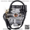 139QMB Carburetor Manifold Intake Replacement for 18mm Tao Tao 50CC Carburetor GY6 49CC 4 Stroke Scooter Moped Mini Dirt Bike ATV Ruckus Racing Kymco - Image 3