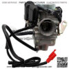 PD24 24mm Carburetor + Fuel Filter For GY6 150cc Scooter Moped Carburetor CARB ATV Gokart Baja - Image 2