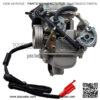 PD24 24mm Carburetor + Fuel Filter For GY6 150cc Scooter Moped Carburetor CARB ATV Gokart Baja - Image 4