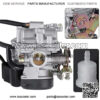 20mm Carburetor for 139QMB GY6 Scooter Carb CVK 50cc-100cc ATV Quad Dirt Bike Go Kart - Image 5