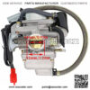 150cc GY6 Carburetor with Air Filter Intake Manifold Replacement for GY6 4 Stroke Engines Electric Choke Motorcycle Scooter 152QMJ 157QMI (with Vacuum Fuel Pump ,Hose Tube Line) - Image 2