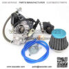 150cc GY6 Carburetor with Air Filter Intake Manifold Replacement for GY6 4 Stroke Engines Electric Choke Motorcycle Scooter 152QMJ 157QMI (with Vacuum Fuel Pump ,Hose Tube Line) - Image 4
