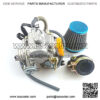 150cc Carburetor Compatible with GY6 4 Stroke Engines Electric Choke Motorcycle Scooter 152QMJ 157QMI with Air Filter Intake Manifold with Cleaning Brushes - Image 5