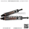 2Pcs Rear Air Shock Absorbers Suspension 420mm Rear ATV Quad Scooter Accessory Motor Motorcycle Air Damping Adjustable Dir Suspension Pocket Bike Motorcycle Shock Absorber