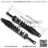 Shock Absorbers Motorcycle Air Shock Absorber 420mm Rear Motor Damping Adjustable Fit for ATV Quad Dir Suspension Scooter Parts Accessory - Image 3