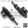 Motorcycle Suspension Strut Pair Universal 280/320/340360/380mm Motorcycle Air Shock Absorbers Rear Suspension For ATV Scooter Dirt Pit Street Bike Motorcycle Rear Damping ( Color : 280mm Black ) - Image 2