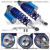 Motorcycle Shock Absorbers Damper Scooters Rear Suspension 12.5 320mm Replacement for Honda CX500 GL500 650 Clear Blue - Image 2