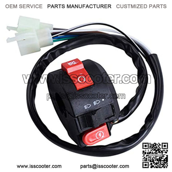 3 Function Left Starter Switch+4 Wires Ignition Switch