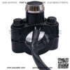 12V Motorcycle Handlebar Push Switch Engine Stop Start Kill Switch 7/8inch 22mm with Mounting Backplate for ATV,Dirt Pit Bike,Scooter,Quad Switch K-035-ZS - Image 2
