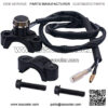 12V Motorcycle Handlebar Push Switch Engine Stop Start Kill Switch 7/8inch 22mm with Mounting Backplate for ATV,Dirt Pit Bike,Scooter,Quad Switch K-035-ZS - Image 3