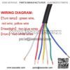 Universal 7/8" Handlebar Turn Signal Light & Horn Switch Button for Spotlight Scooter Electrombile Moped - Image 4