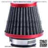 38mm 1.5" Red Air Filter With Two 5mm Gas Fuel Filter For 110cc 150cc 200cc Motorcycle ATV Quad Lifan Apollo 125cc 110cc Dirt Pit Bike GY6 49cc 50cc taotao ATM50 Moped Off Road Scooter - Image 2