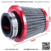 38mm 1.5" Red Air Filter With Two 5mm Gas Fuel Filter For 110cc 150cc 200cc Motorcycle ATV Quad Lifan Apollo 125cc 110cc Dirt Pit Bike GY6 49cc 50cc taotao ATM50 Moped Off Road Scooter - Image 3