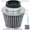 35mm Air Filter Replacement for XR50 CRF50 50cc 70cc 90cc 110cc 125cc Motorcycle ATV Quad Scooter Go Kart (2 Packs) - Image 5