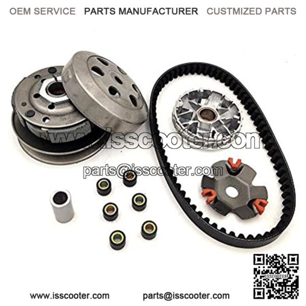 Clutch Assembly Set Fit GY6 50cc scooter 139QMB Engine Go Kart ATV Quad Moped