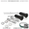 EBG-001 Exhaust Bolt and Gasket for GY6 50 cc 70cc 90 cc 110cc 125 cc 150cc Scooters ATVs Go Karts Moped Quad 4 Wheeler Dune Buggy Sandrail Taotao Sunl Coolster Jonway Roketa