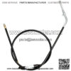 39.76" Front Brake Cable with Adjuster for 50cc 70cc 90cc 110cc 125cc ATV Scooter Go Kart Moped Parts