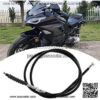 Clutch Cable with Adjuster PVC Plastic Motorcycle Clutch Cable Linkage Line 47.2 Inch Motorbike ATV Clutch Cable for 125cc 150cc 200cc 250cc ATVs Dirt Bikes & Scooters Universal - Image 2