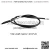 Clutch Cable with Adjuster PVC Plastic Motorcycle Clutch Cable Linkage Line 47.2 Inch Motorbike ATV Clutch Cable for 125cc 150cc 200cc 250cc ATVs Dirt Bikes & Scooters Universal - Image 3