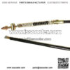 60" Rear Drum Brake Cable Compatible with Coleman Trail CT200U CT200U-EX BT200X and MB200 Heat Warrior 196cc 200cc 5.5HP 6.5HP Mini Bike ATV Scooter Dirt Bike - Image 2