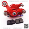 Red Rear Right Side Disk Disc Brake Caliper + Spare Brake Pads For 2 Stroke 43cc 47cc 49cc Engine Chinese Mini Pocket Dirt Bike Scooter Minimoto - Image 2