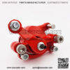 Red Rear Right Side Disk Disc Brake Caliper + Spare Brake Pads For 2 Stroke 43cc 47cc 49cc Engine Chinese Mini Pocket Dirt Bike Scooter Minimoto - Image 3