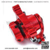 Red Rear Brake Caliper & 4.72" Disc Rotor Brake Replacement for MBX10 MBX11 Moto Rear Mini Bike 47cc 49cc Pocket Bike Goped Scooter Go-Kart Bicycle motorcycle Disc EBikes Mountain Bike and Sports Bike - Image 4