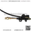 ATV Rear Brake Master Cylinder Caliper Assembly for 50cc 70cc 90cc 110cc 125cc Chinese ATV Quad Scooter - Image 2