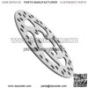 Millet M365PRO/PRO2 disc brake disc 120MM with arrow brake pads electric scooter five-hole disc - Image 4