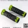 KiWAV Handlebar Hand Grips Black Green compatible for Custom Motorbike Motorcycle Scooter ATV Dirt Bike 7/8 and 1 Inch