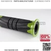 KiWAV Handlebar Hand Grips Black Green compatible for Custom Motorbike Motorcycle Scooter ATV Dirt Bike 7/8 and 1 Inch - Image 2