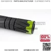 KiWAV Handlebar Hand Grips Black Green compatible for Custom Motorbike Motorcycle Scooter ATV Dirt Bike 7/8 and 1 Inch - Image 3