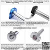 Motorcycle Throttle Assembly 7/8" Handlebar CNC Quick Twist Throttle Tube Handlebar Accelerator Twist Throttle Hand Grips Throttle Gas Tube Electric Lever Control Fits Most Motorcycles Scooters ATV by - Image 3