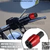 Motoforti 1 Pair Handlebar End Plugs 7/8" 22mm for Motorcycle Universal Aluminum Alloy Handle Bar End Plugs Caps Red - Image 2