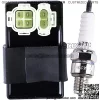 AC 6-pin CDI Box Module Spark plug Compatible with GY6 50cc 125cc 150cc ATV Go Kart Buggy Moped Scooter 4 Wheeler Quad Bikes Dirt Pit Bike