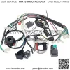Neeknn Complete Electrics Stator Coil CDI Wiring Harness Solenoid Relay Spark Plug for 4 Stroke ATV 50cc 70cc 110cc 125cc Pit Quad Dirt Bike Go Kart