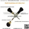 Compatible with 90653-HC4-900 7661855 M6 M7 M8 ATV Scooter Dirt Bike Sport Bike Pit Bike Motorcycle Fender Clips/Body Rivets Polaris Ranger RZR Sportsman Kawasaki KFX Rancher TRX Suzuki - Image 4