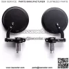 Aeroway Rear View Side Mirror Round Bar End Convex Hawk-eye Motorcycle Mirror For 7/8" Handle Bars Fits Most Harley Davidsons Suzuki Honda Kawasaki Cruisers - Image 2