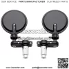 2pcs Motorcycle Bar End Mirrors, 3" Round Folding Universal Side Rear View Mirrors for Honda, Scooter, Suzuki, Yamaha, Kawasaki, Victory, Harley Davidson and More with 7/8" Handle Bars - Image 3