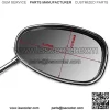 Universal Motorcycle Mirrors Motorcycle Accessories Rearview Side Mirror 8mm/10mm Adapter Compatible with Honda Kawasaki Suzuki Cruiser Scooter (Chrome - Image 3