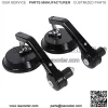 Universal Motorcycle Mirrors 7/8" Handle Bar End Side Mirror Rearview Round 3 Inch Chrome Side Mirrors for Motorbike Scooter Honda Kawasaki Suzuki Yamaha - Image 3