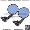Universal Motorcycle Mirrors 7/8" Handle Bar End Side Mirror Rearview Round 3 Inch Chrome Side Mirrors for Motorbike Scooter Honda Kawasaki Suzuki Yamaha - Image 4