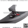 Black 8mm/10mm Motorcycle Spear Blade Rear View Side Mirrors for Cruiser Chopper  Dyna Softail Street Bike Scooter Dirt Bike - Image 3